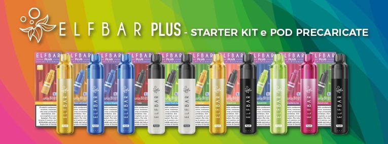Elfbar Plus Starter Kit e Pod Precaricate